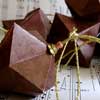 Paper Ornaments - Chocolate Fleur